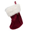 Clayre & Eef Christmas Stocking 13 cm Red Synthetic