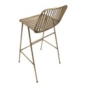 Clayre & Eef Bar Stool 46x45x91 cm Gold colored Iron