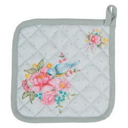 Clayre & Eef Presina 20x20 cm Verde Cotone Fiori