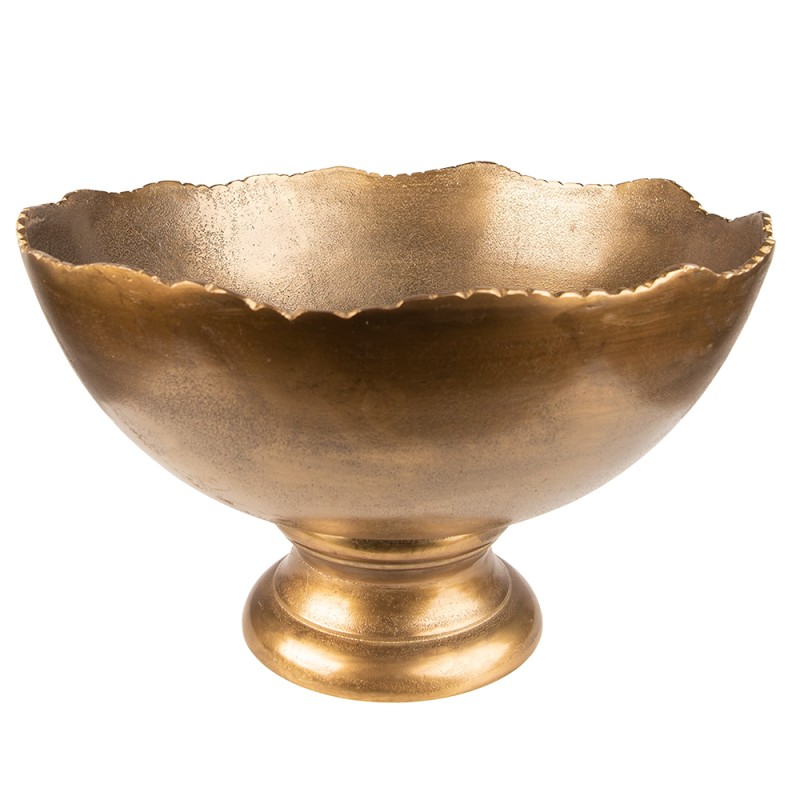 Clayre & Eef Decorative Bowl 45 cm Copper colored Aluminium
