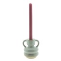 Clayre & Eef Kerzenständer 11 cm Beige Porzellan