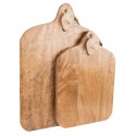 Clayre & Eef Decorative Cutting Board 36x25x7 cm Brown Beige Wood