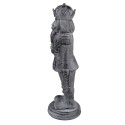 Clayre & Eef Figurine Nutcracker 32 cm Grey Polyresin