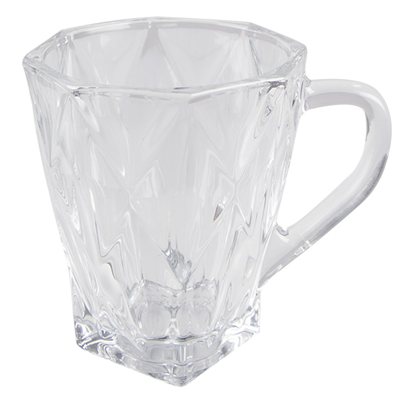 Clayre & Eef Mug 170 ml Glass Round
