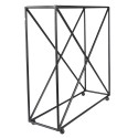 Clayre & Eef Bottle Holder 44x15x45 cm Black Iron Rectangle