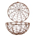 Clayre & Eef Decorative Ball Ø 25 cm Copper colored Metal