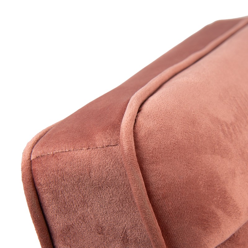 Clayre & Eef Fauteuil met Armleuning  60x69x78 cm Roze Textiel