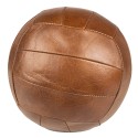 Clayre & Eef Figurine Ø 22 cm Brown Leather Round