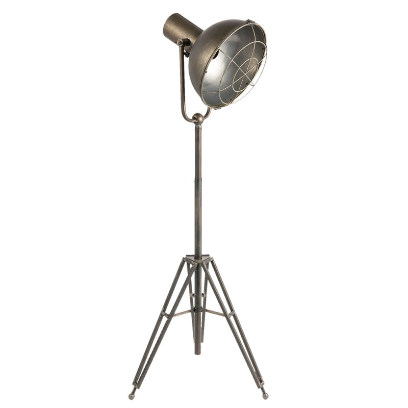 Clayre & Eef Stehlampe 51x46x175 cm  Grau Metall
