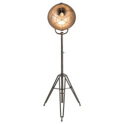 Clayre & Eef Floor Lamp 51*46*175 cm Grey Iron