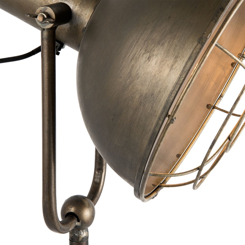 Clayre & Eef Floor Lamp 51x46x175 cm  Grey Iron