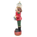Clayre & Eef Figurine Casse-noisette 65 cm Vert Rouge Polyrésine