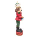 Clayre & Eef Figurine Casse-noisette 65 cm Vert Rouge Polyrésine
