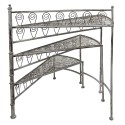 Clayre & Eef Plant Stand  56x31x65 cm Grey Iron