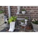 Clayre & Eef Plant Stand  56x31x65 cm Grey Iron