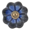 Clayre & Eef Pomello Ø 4 cm Blu Ceramica