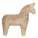 Clayre & Eef Decoratie Paard 20 cm Bruin Keramiek