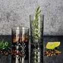 Clayre & Eef Wasserglas 280 ml Grau Glas
