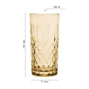 Clayre & Eef Water Glass 280 ml Brown Glass