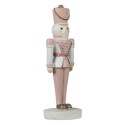 Clayre & Eef Figurine Nutcracker 10x9x26 cm Pink Polyresin