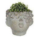 Clayre & Eef Pot de fleurs 16x15x13 cm Gris Pierre