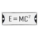 Clayre & Eef Text Sign 39x15 cm White Black Metal Rectangle