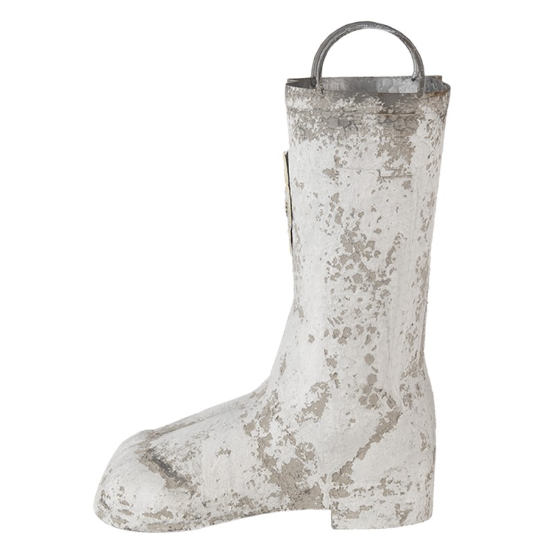 Clayre & Eef Plant Holder Boots 18x24x31/35 cm Grey Metal