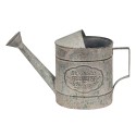 Clayre & Eef Decorative Watering Can 40x14x24 cm Grey Metal Magnolia greenhouse