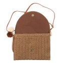 Juleeze Women's Handbag 27x20 cm Brown Polyester