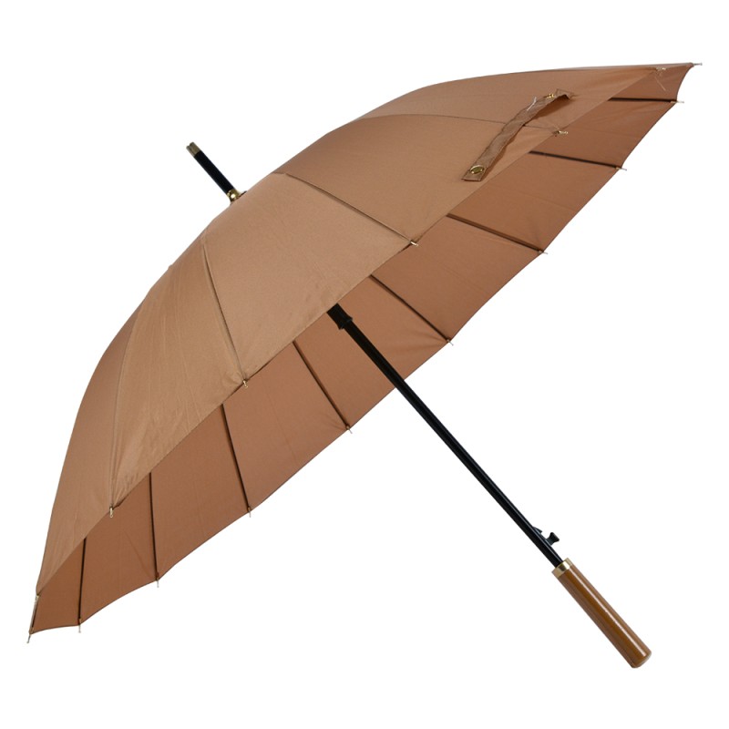Juleeze Parapluie pour adultes Ø 100 cm Marron Polyester