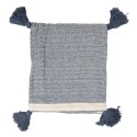 Clayre & Eef Throw Blanket 125x150 cm Blue Cotton