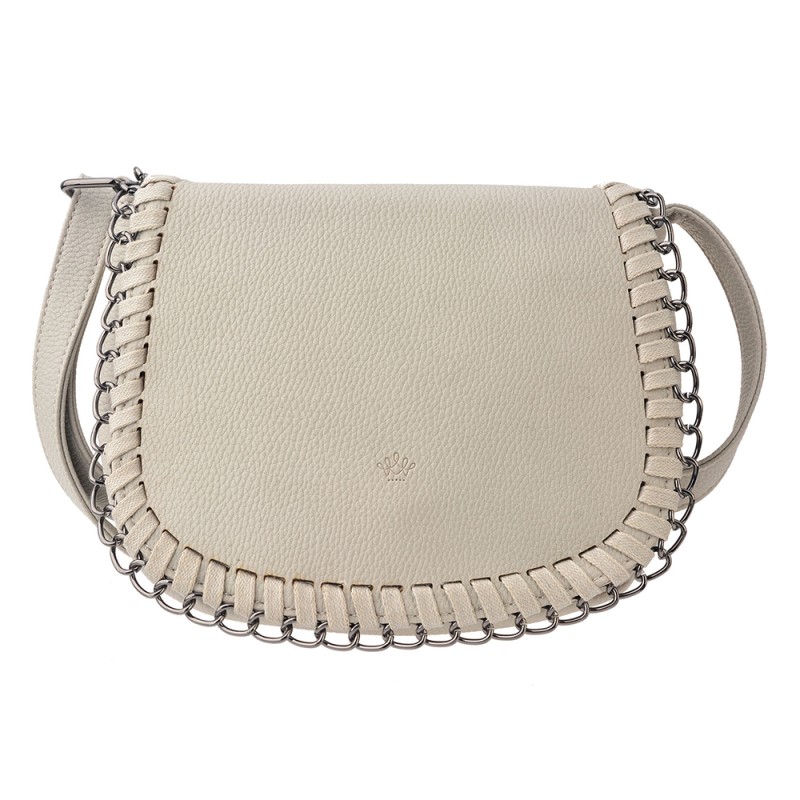 Melady Damenhandtasche 20x6x16 cm Grau Kunstleder Rechteck