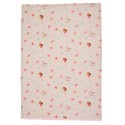 Clayre & Eef Asciugamani da cucina 50x70 cm Beige Rosa  Cotone Cavallo a dondolo