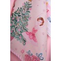 Clayre & Eef Tea Towel  50x70 cm Beige Pink Cotton Nutcracker