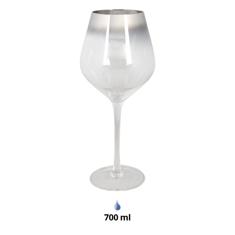 Clayre & Eef Wijnglas  700 ml Glas