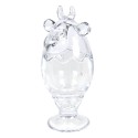 Clayre & Eef Glass Jar Cow Ø 8x19 cm Glass
