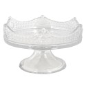 Clayre & Eef Decorative Bowl Crown Ø 21x12 cm Glass Round