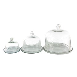 Clayre & Eef Glass Bell Jar...