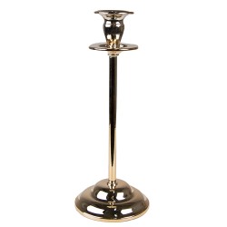 Clayre & Eef Kandelaar  25 cm Goudkleurig Ijzer Rond