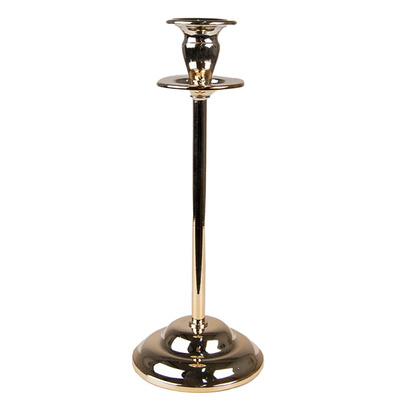 Clayre & Eef Candelabro 25 cm Color oro Ferro Rotondo