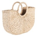 Clayre & Eef Women's Handbag 40x10x35 cm Beige Seagrass Rectangle
