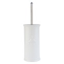2Clayre & Eef Toilet Brush 24 cm White Ceramic