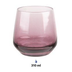 Clayre & Eef Water glass 310 ml Violet