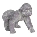 Clayre & Eef Figurine Monkey 29 cm Grey White Polyresin