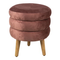 Clayre & Eef Pouf Ø 38x44...