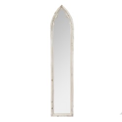 Clayre & Eef Specchio 30x154 cm Bianco Marrone  Legno