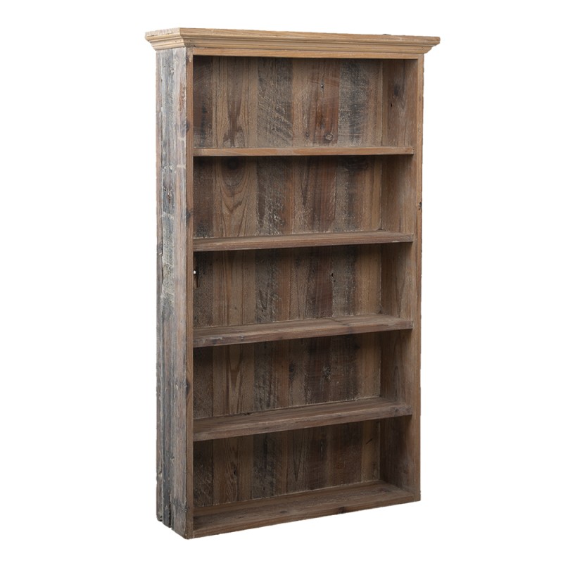 Clayre & Eef Wall Cabinet 61x16x100 cm Brown Wood Rectangle