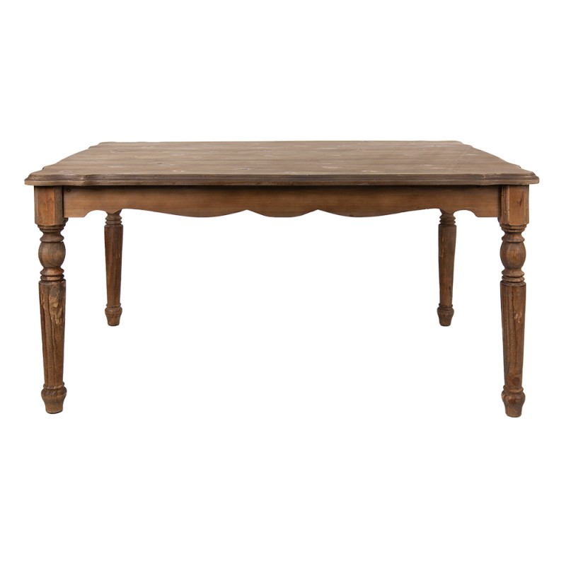 Clayre & Eef Dining Table 151x96x79 cm Brown Wood Rectangle