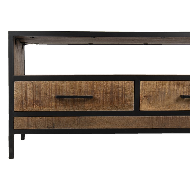 Clayre & Eef TV Cabinet 100x40x50 cm Brown Wood