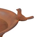 Clayre & Eef Vaschetta per l'alimentazione degli uccelli 48x42x71 cm Marrone Ferro